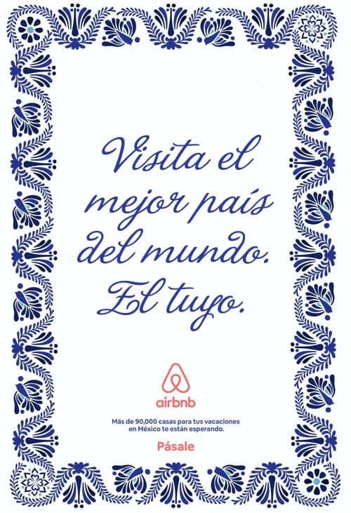 Translation: Visit the best country in the world. Yours.